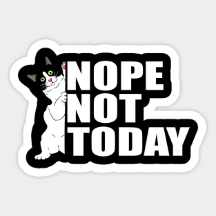 nope cats Sticker